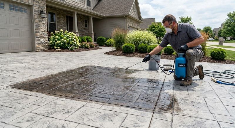 Concrete Staining Service in Corpus Christi, TX