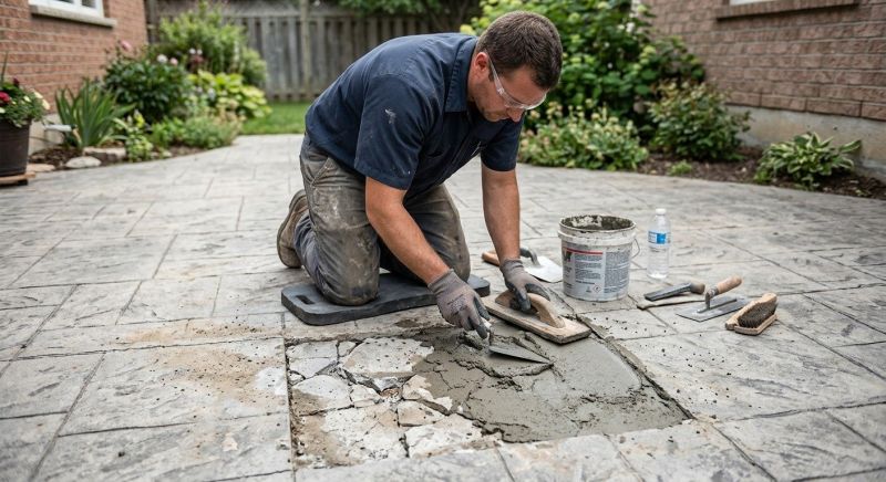Decorative Concrete Repair in Louisville, KY