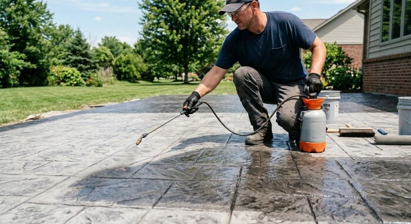 Cement Staining in Fort Worth, TX