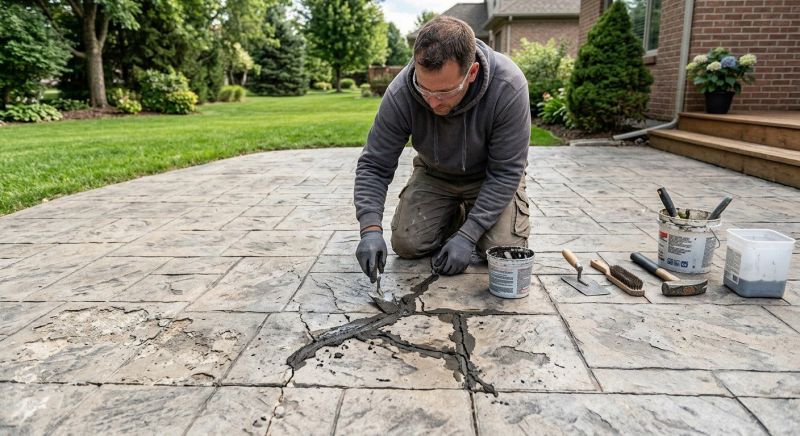 Decorative Concrete Repair in Harrisburg, PA