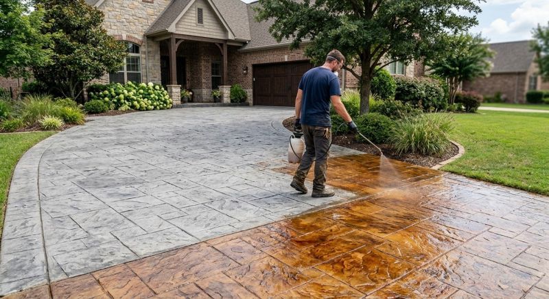 Driveway Acid Washing in Frisco, TX