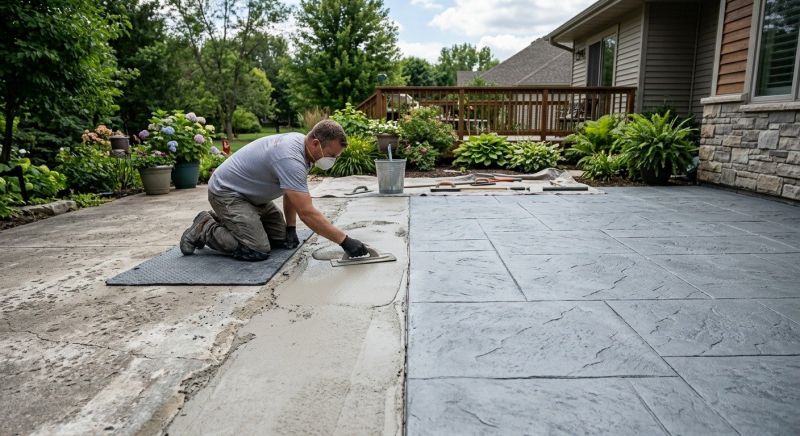 Porch Overlay Installation in Frisco, TX