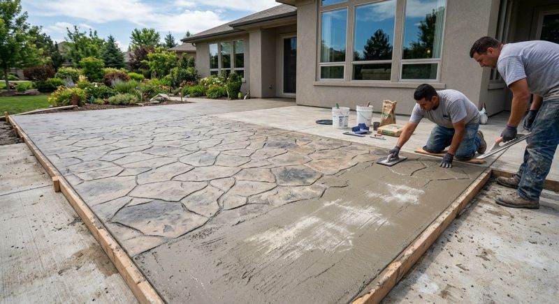 Stamped Concrete Paving in Frisco, TX