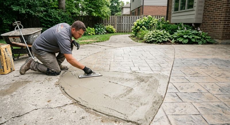 Stamped Concrete Replacement in Corpus Christi, TX
