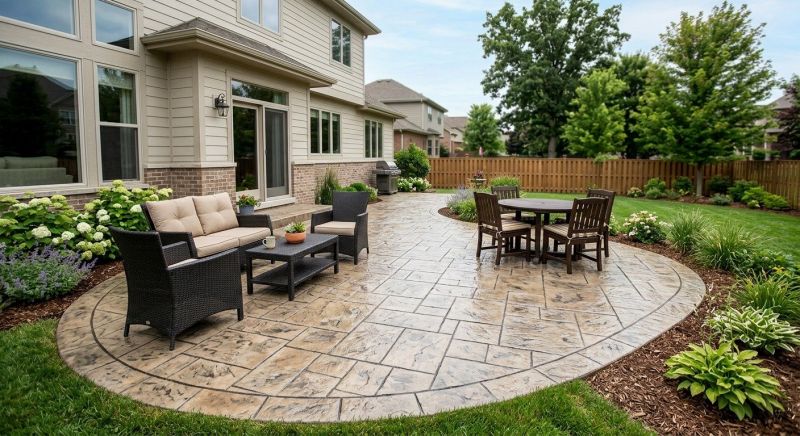 Stamped Overlay Installation in Fort Worth, TX
